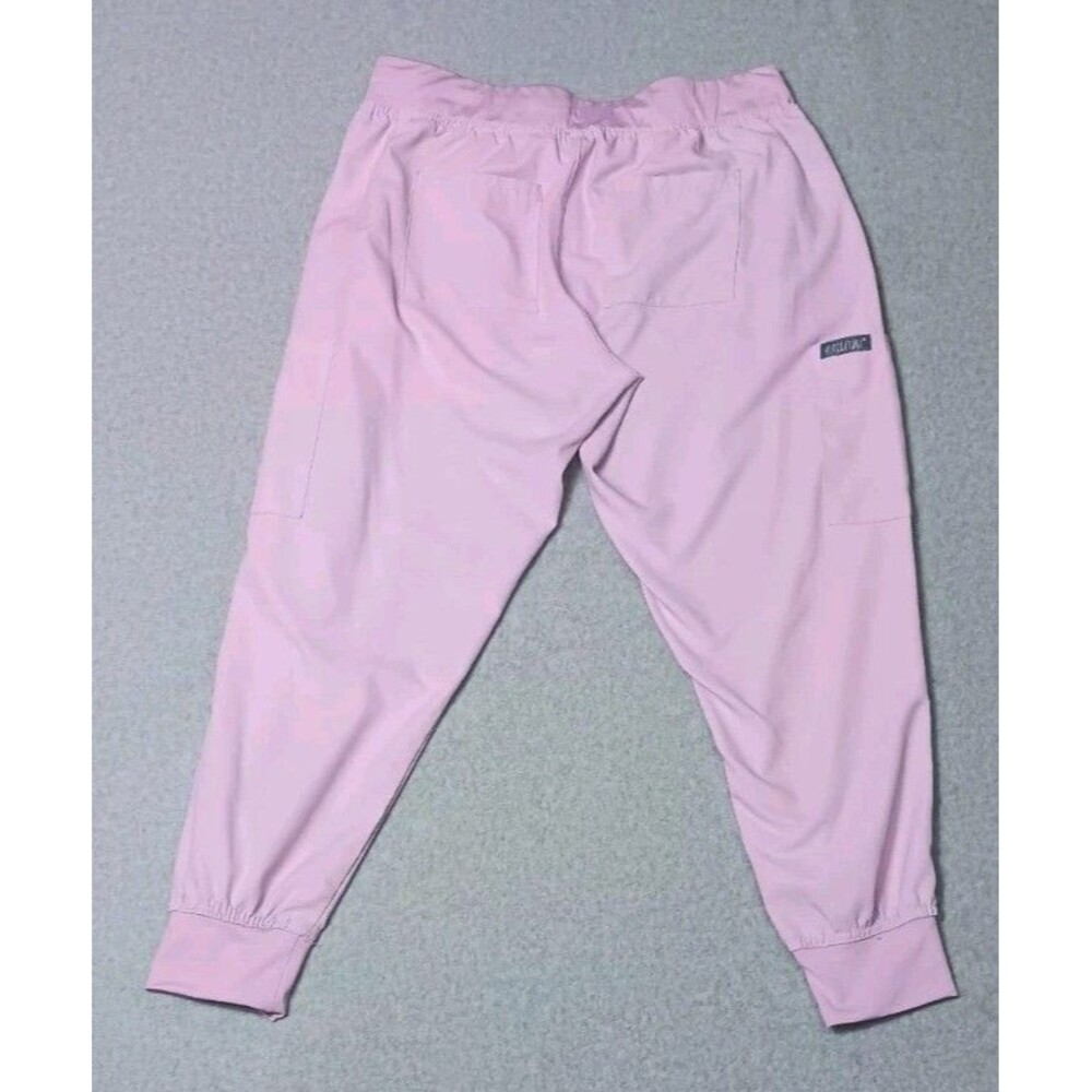 Med Couture Insight Jogger Scrub Pants Womens Size LP Lilac Purple Uniform Nurse - Picture 11 of 11